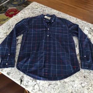 NWT Navy American Eagle Button Down Shirt